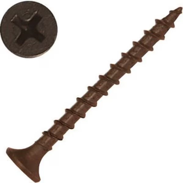 Drywall Screw, #6 x 1-5/8 in, Steel, Bugle Head Phillips Drive, Screw Products, Mfr#: DW-6158C